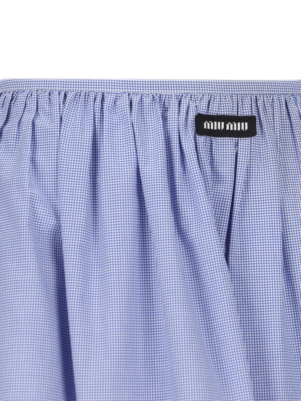 Miu Miu Women Cotton Midi Skirt
