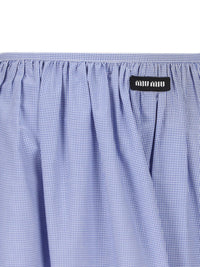 Miu Miu Women Cotton Midi Skirt