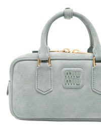 Miu Miu Women Arcadie Suede Leather Handbag