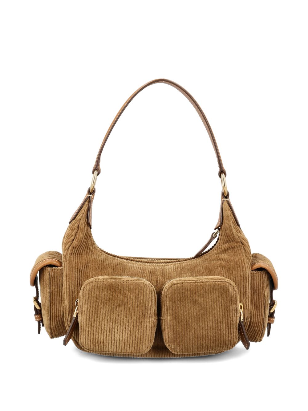 Miu Miu Women Pocket Velvet Shoulder Bag