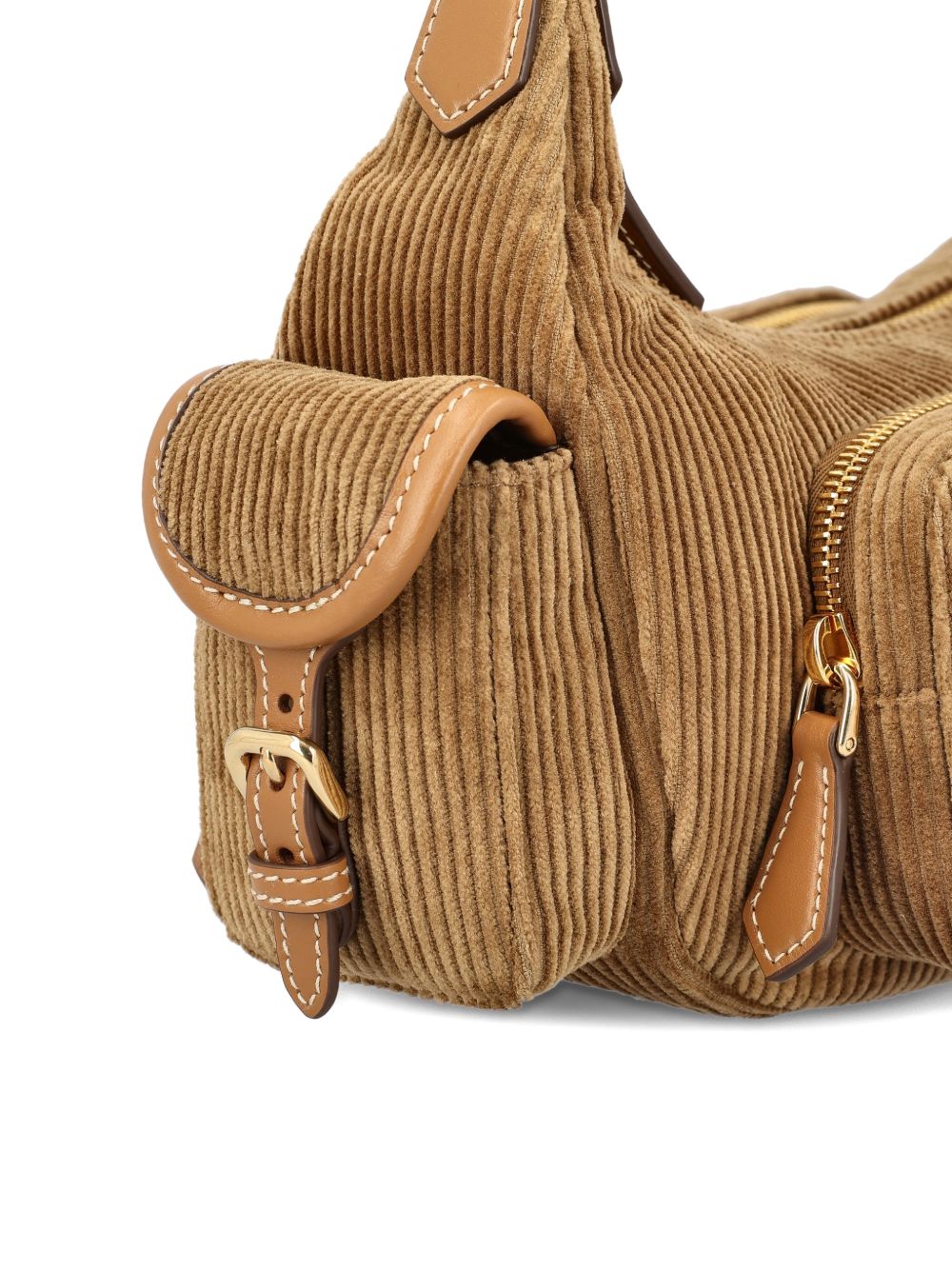 Miu Miu Women Pocket Velvet Shoulder Bag