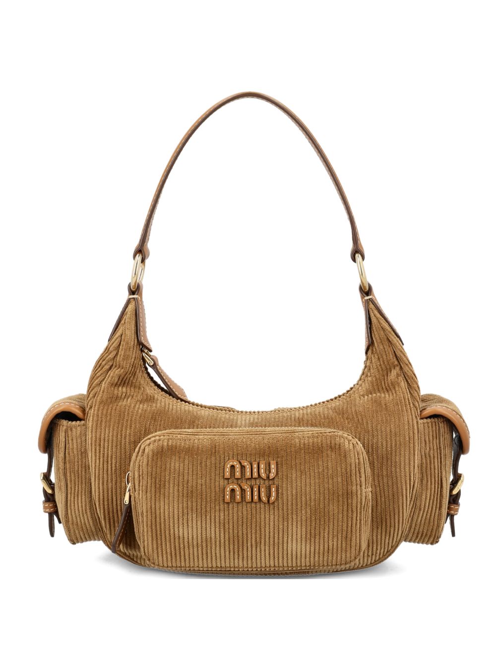 Miu Miu Women Pocket Velvet Shoulder Bag