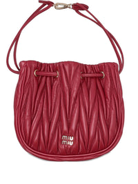 Miu Miu Women Matelassé Leather Mini Bag