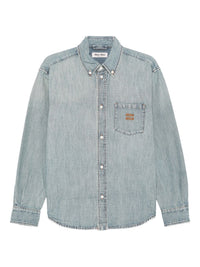 Miu Miu Women Denim Cotton Shirt