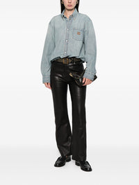 Miu Miu Women Denim Cotton Shirt