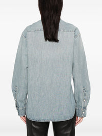 Miu Miu Women Denim Cotton Shirt