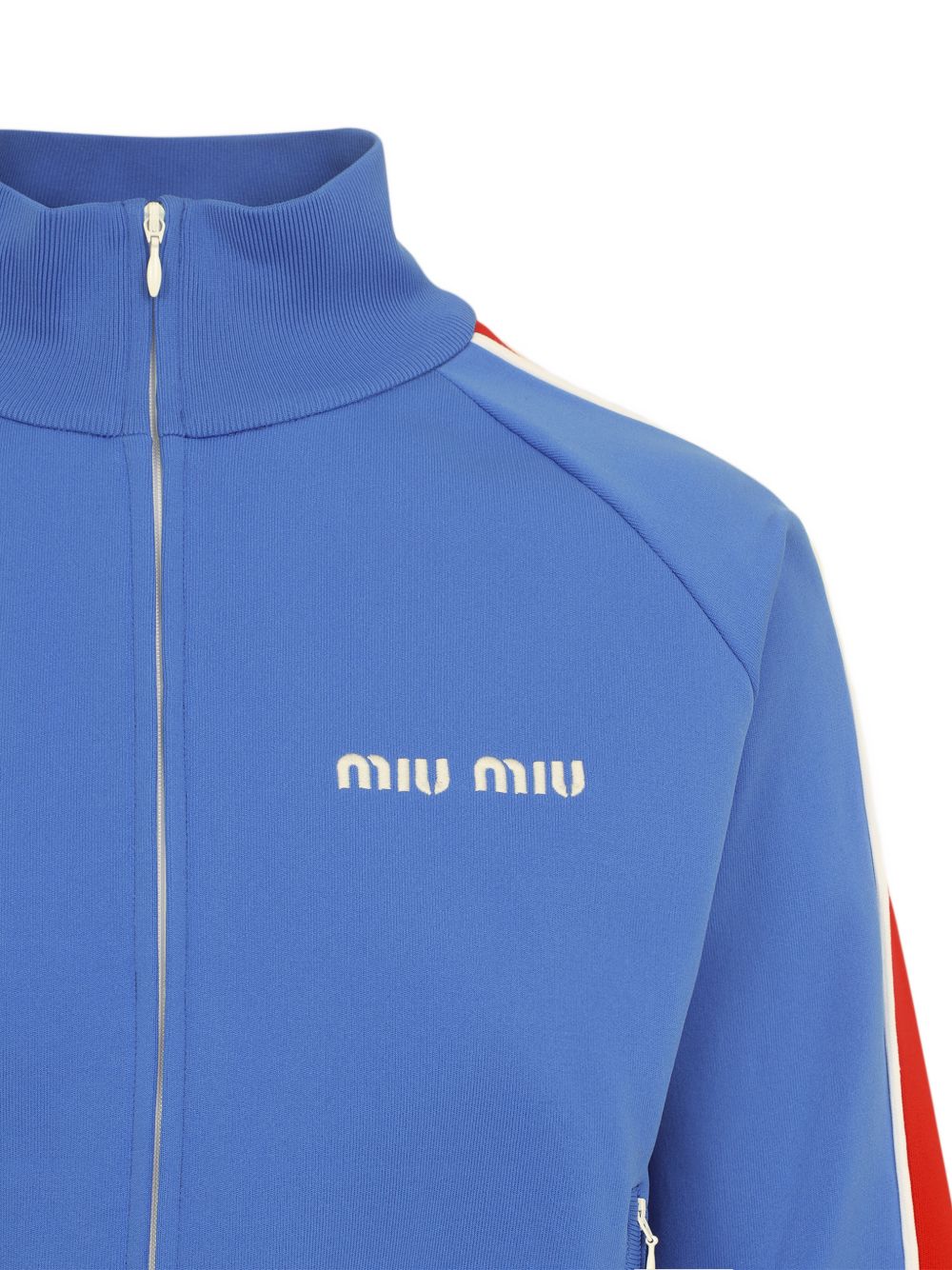 Miu Miu Women Logo Nylon Cardigan