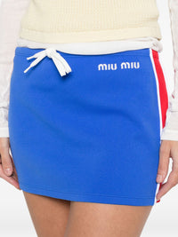 Miu Miu Women Nylon Mini Skirt