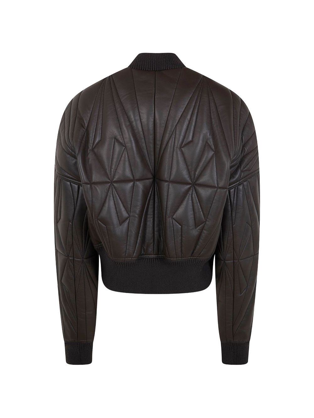 Moncler + Rick Owens Women Leather Bomber Jacket