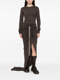 Moncler + Rick Owens Women Cotton Long Skirt