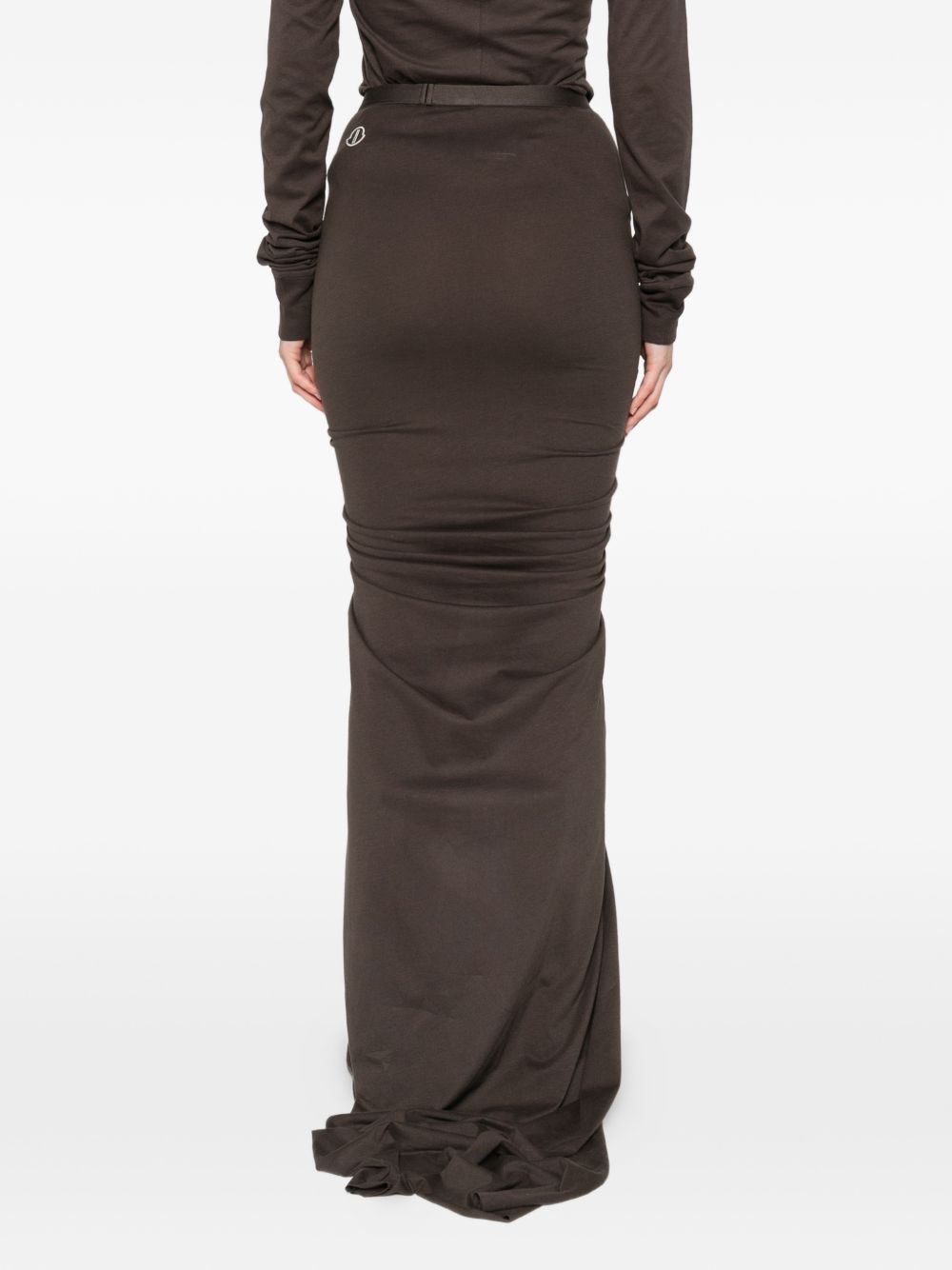 Moncler + Rick Owens Women Cotton Long Skirt