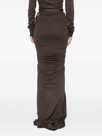 Moncler + Rick Owens Women Cotton Long Skirt