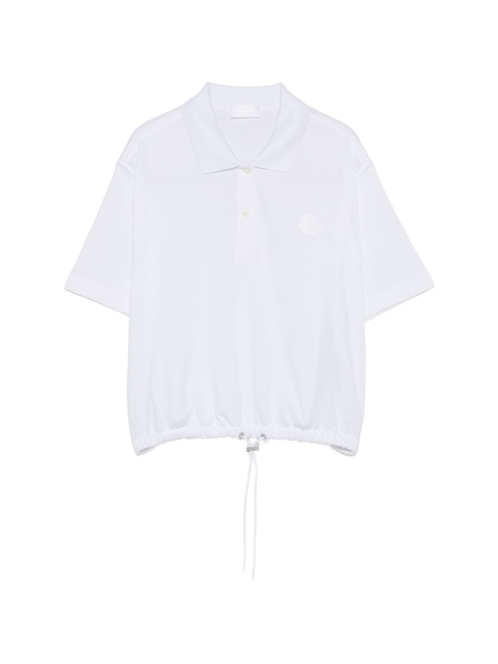 Moncler Women Logo Cotton Polo Shirt