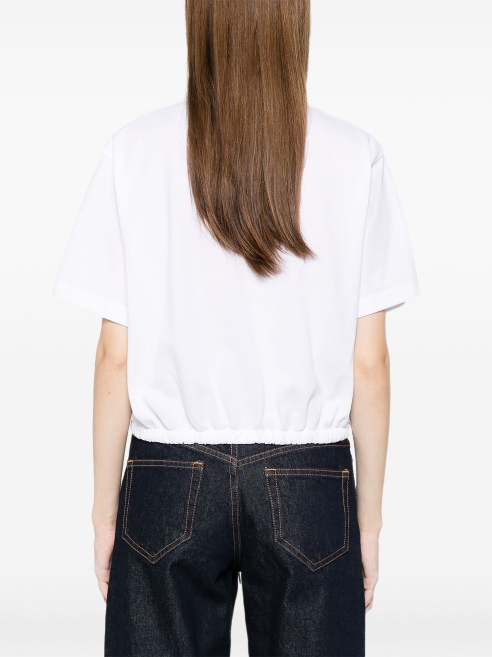 Moncler Women Logo Cotton Polo Shirt