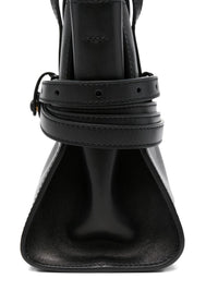 Moschino Women Tie Me Small Leather Handbag