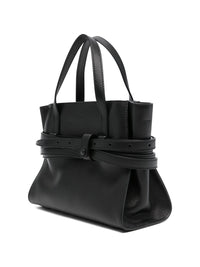 Moschino Women Tie Me Small Leather Handbag