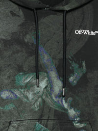Off-White Men Dark Painting Skate Hoodie