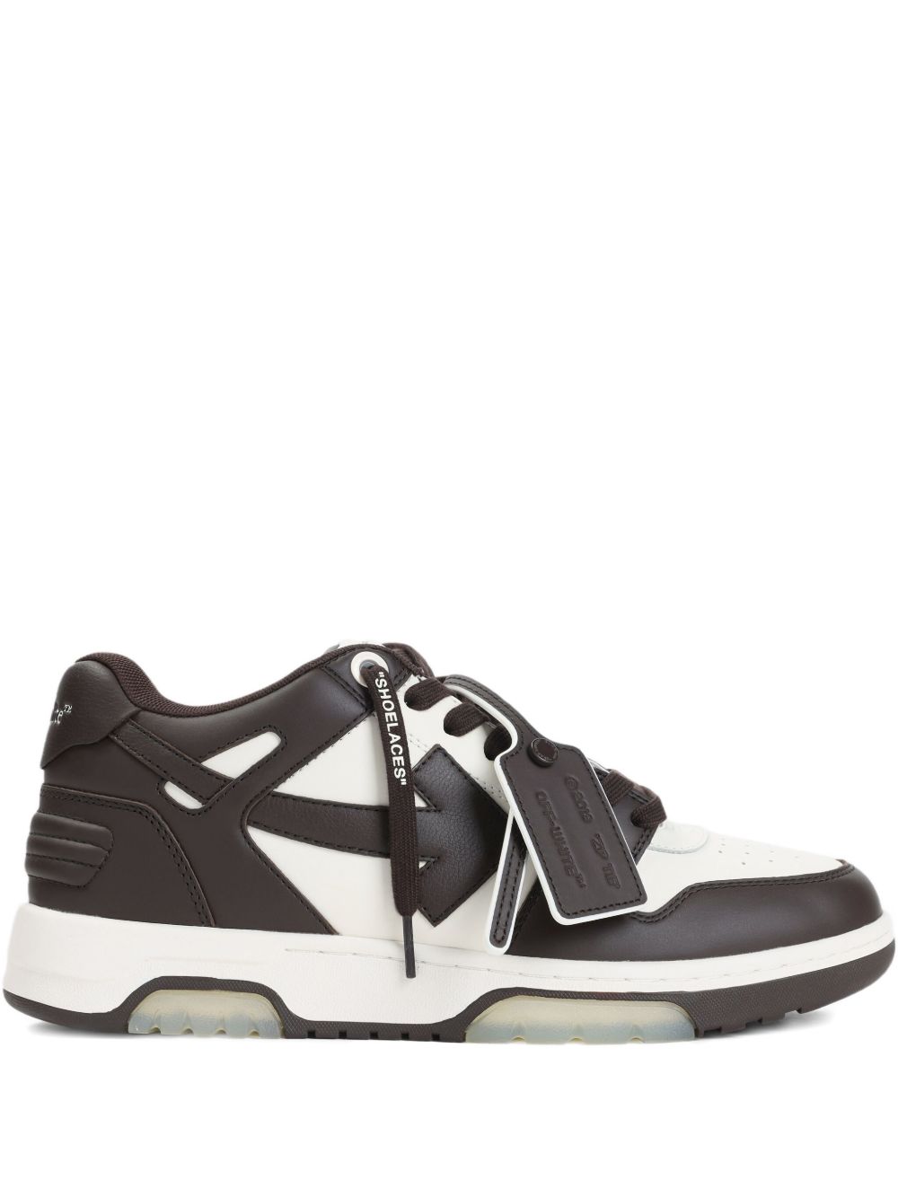 Off-White Men Out Of Office Leather Sneakers