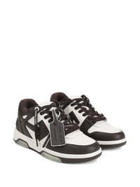 Off-White Men Out Of Office Leather Sneakers