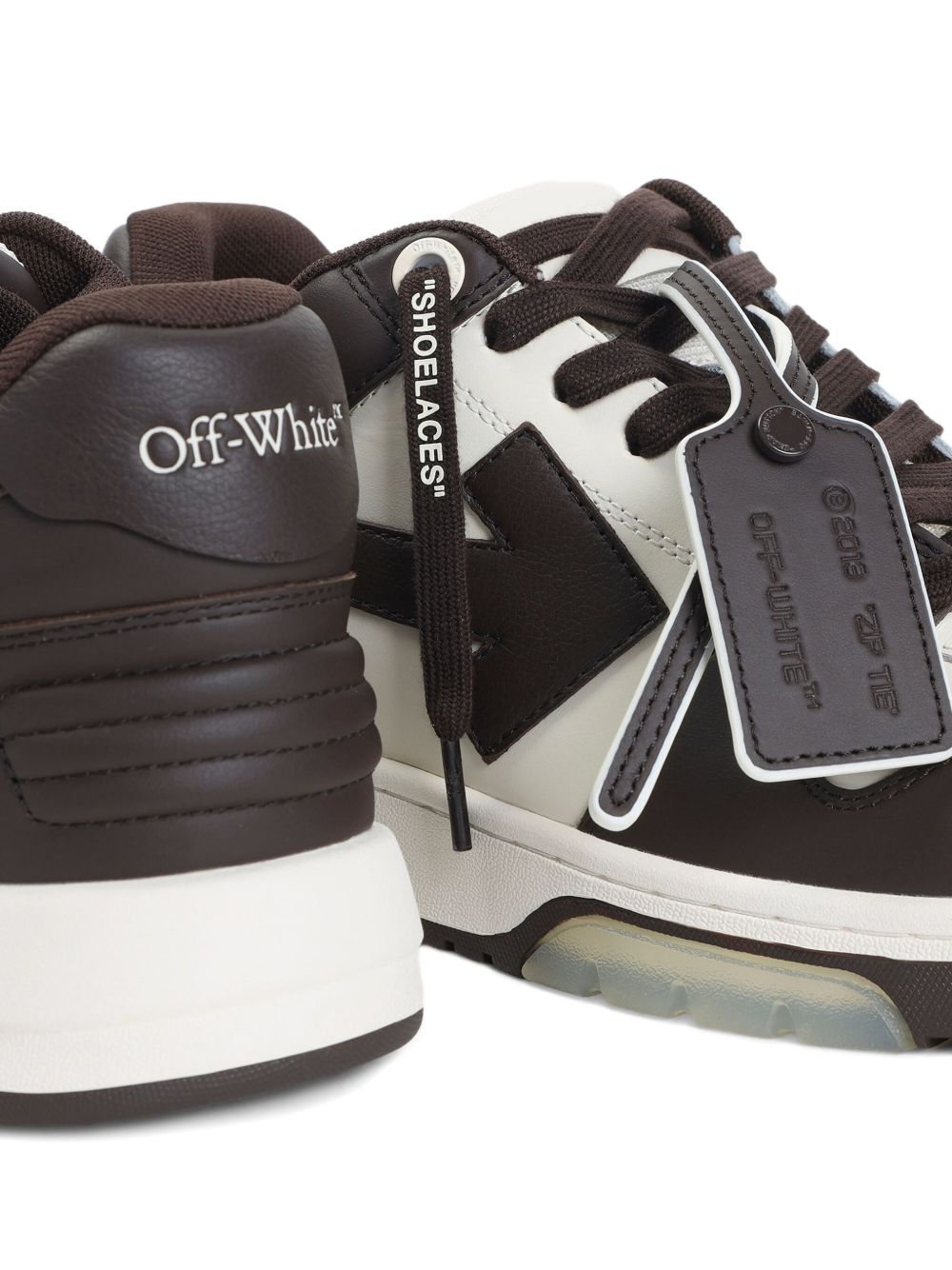 Off-White Men Out Of Office Leather Sneakers