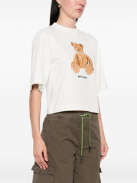 PALM ANGELS Palm Angels Women Bear Cotton T-Shirt