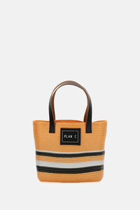 Plan C Plan C Women Shopper Mini Synthetic Straw
