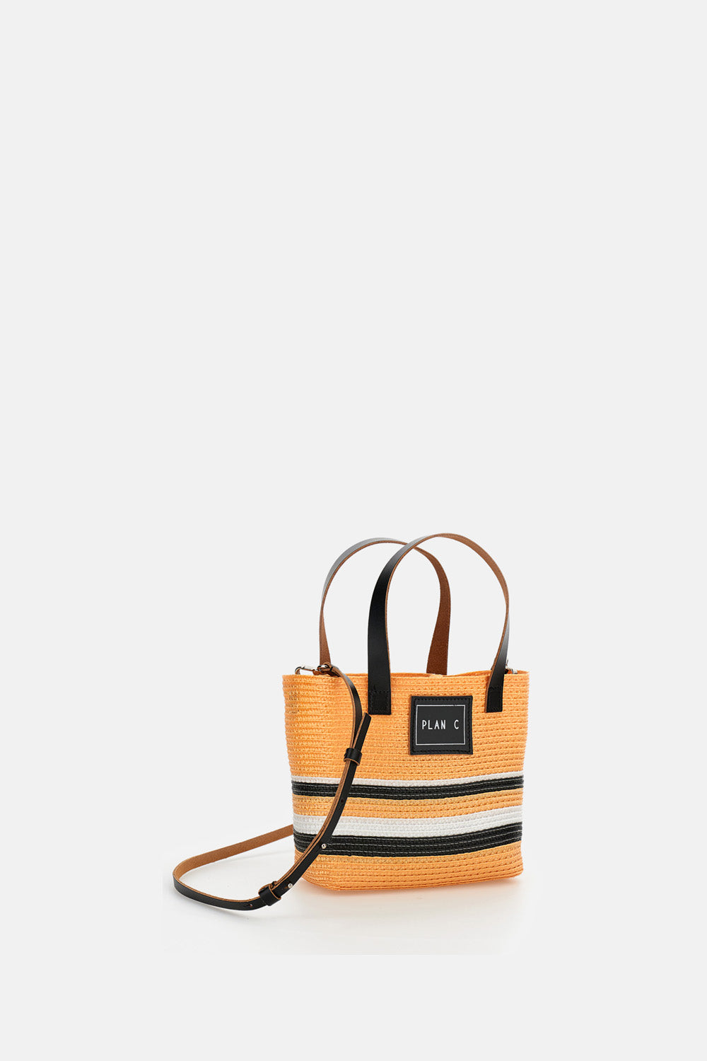 Plan C Plan C Women Shopper Mini Synthetic Straw