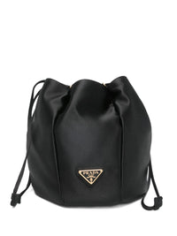 Prada Women Satin Mini Bucket Bag