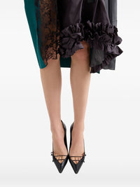 Prada Prada Women Patchwork Midi Skirt