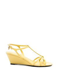 Prada Women Leather Heel Sandals