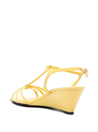 Prada Women Leather Heel Sandals