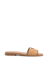 Prada Women Straw Flat Sandals