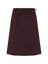 Prada Women Cotton Blend Midi Skirt
