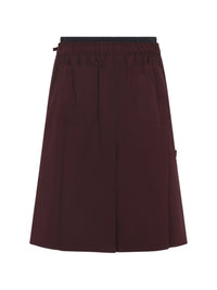 Prada Women Cotton Blend Midi Skirt