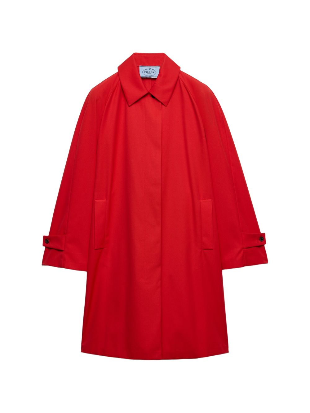 Prada Prada Women Gabardine Midi Coat