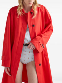 Prada Prada Women Gabardine Midi Coat