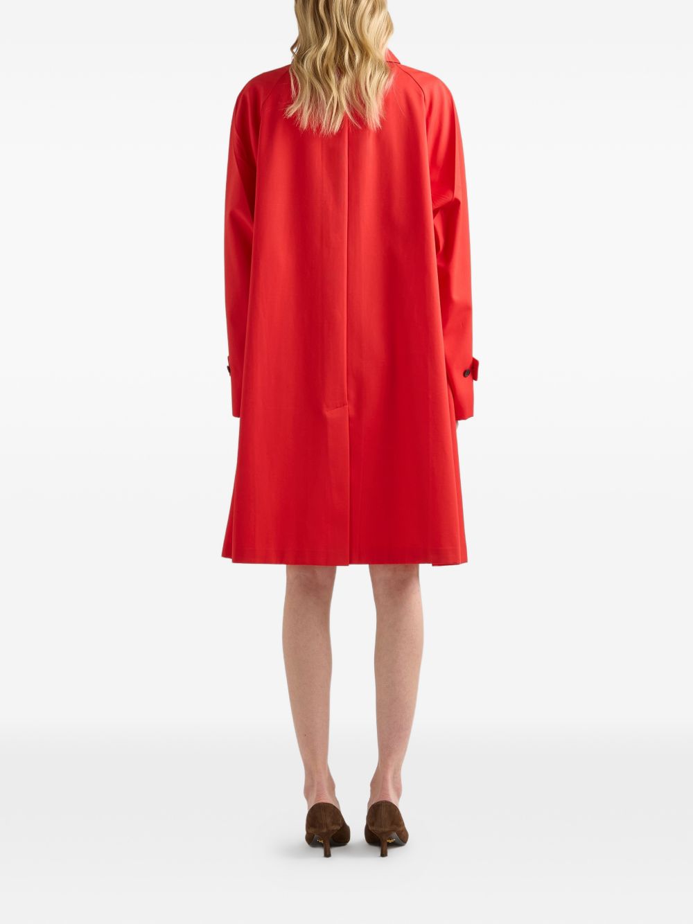 Prada Prada Women Gabardine Midi Coat