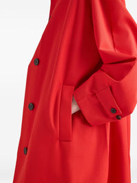 Prada Prada Women Gabardine Midi Coat