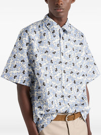 PRADA Prada Men Printed Cotton Blend Shirt