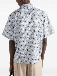 PRADA Prada Men Printed Cotton Blend Shirt