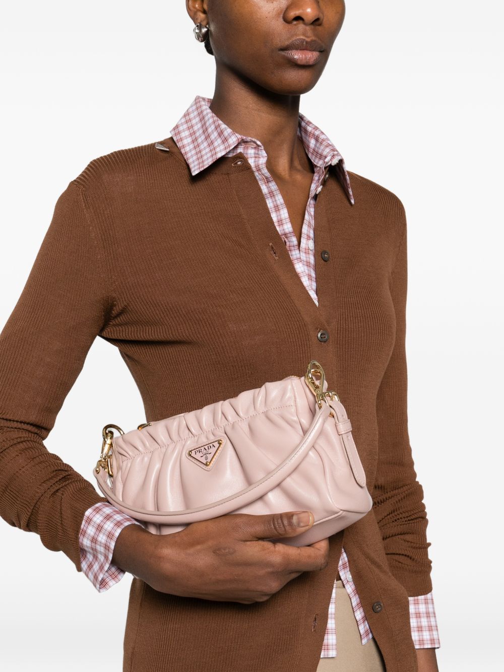 Prada Women Leather Shoulder Bag – Bluefly