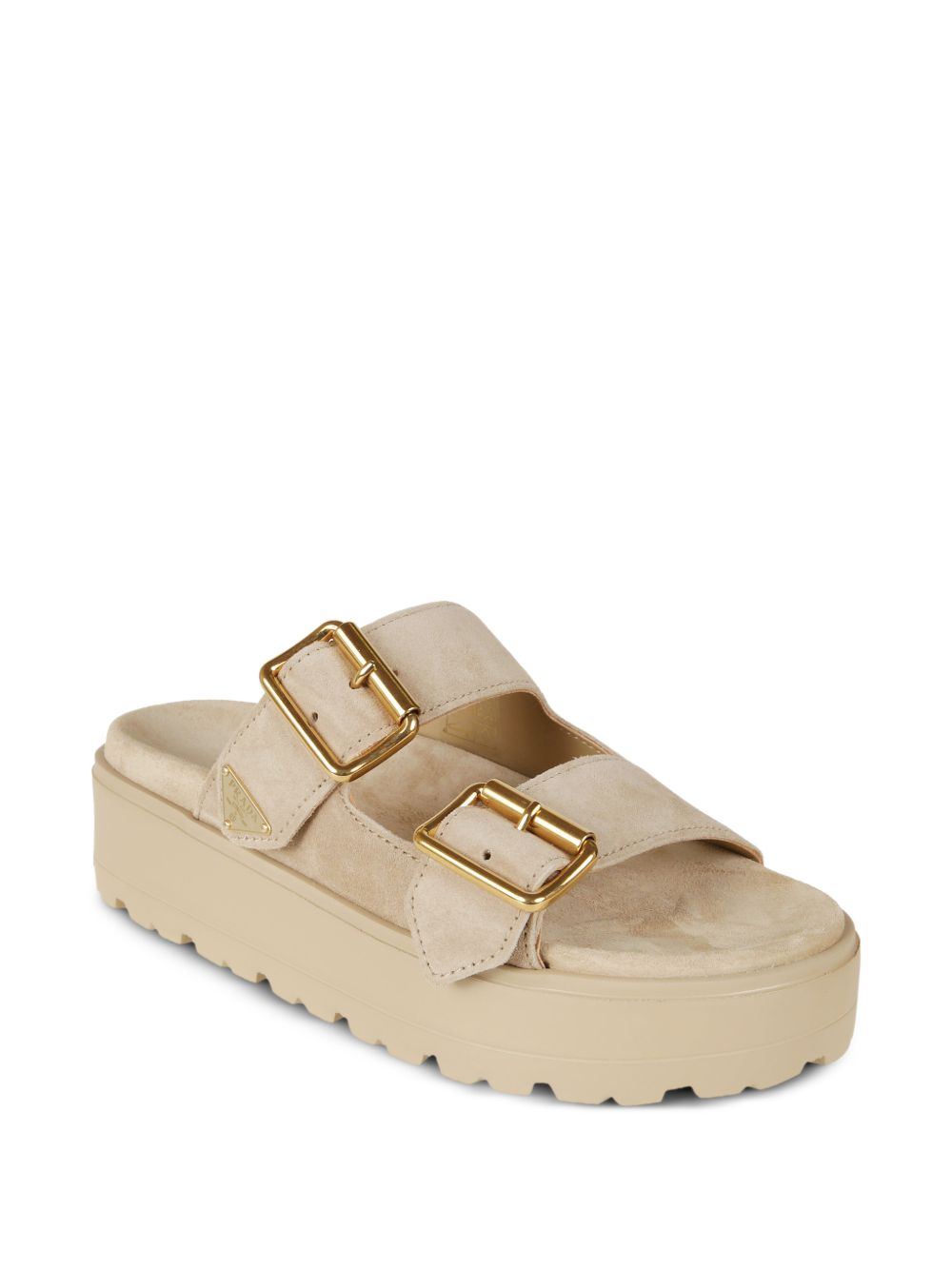 Prada Women Suede Leather Sandals