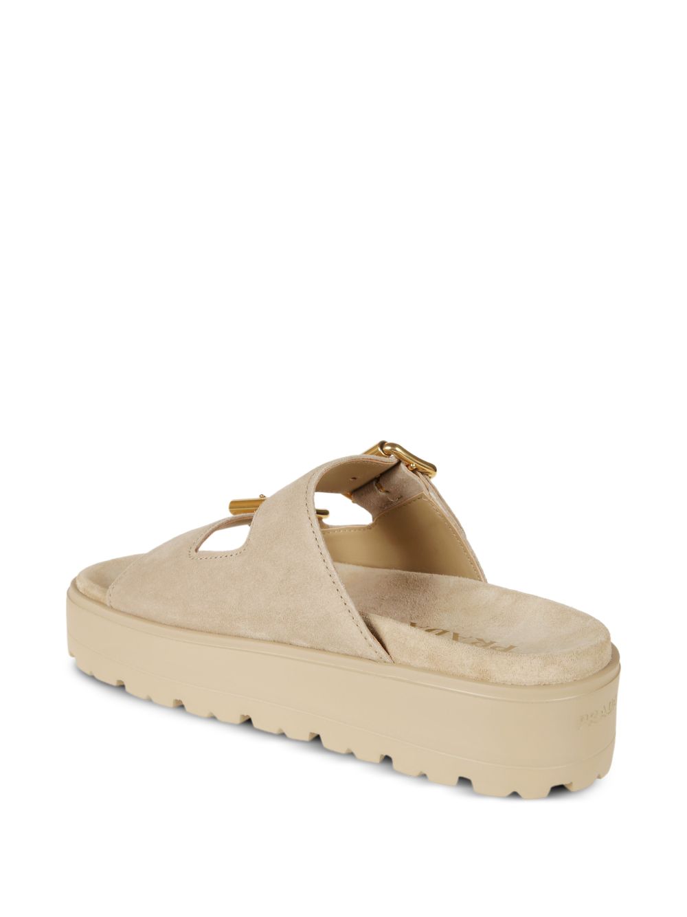 Prada Women Suede Leather Sandals
