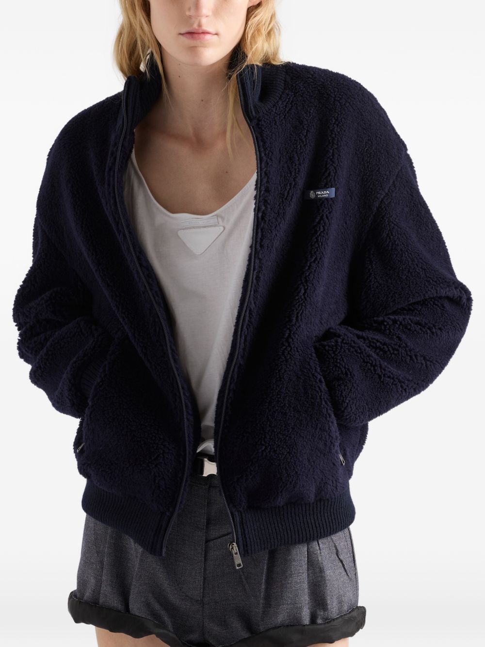 PRADA Prada Women Fleece Blouson Jacket