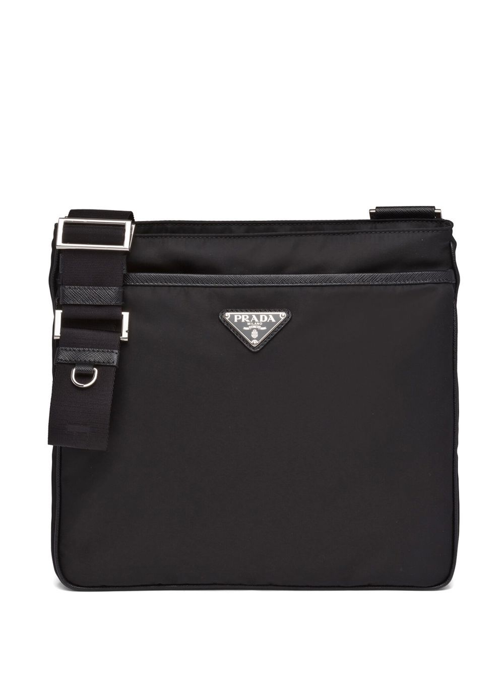 Prada Men Re-Nylon And Saffiano Crossbody Bag