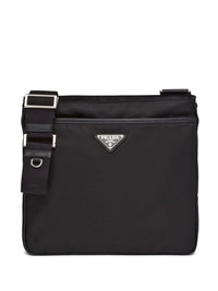 Prada Men Re-Nylon And Saffiano Crossbody Bag