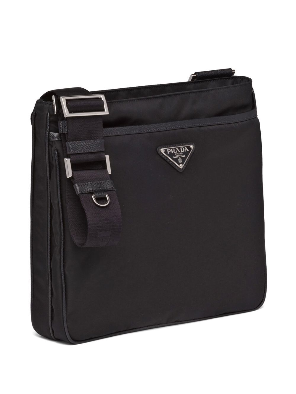 Prada Men Re-Nylon And Saffiano Crossbody Bag