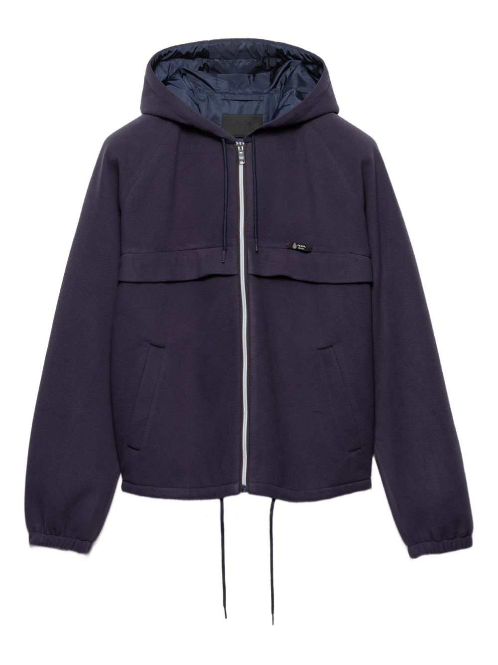 PRADA Prada Men Fleece Hooded Blouson Jacket