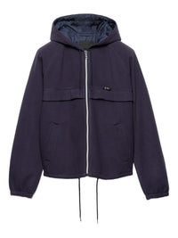 PRADA Prada Men Fleece Hooded Blouson Jacket