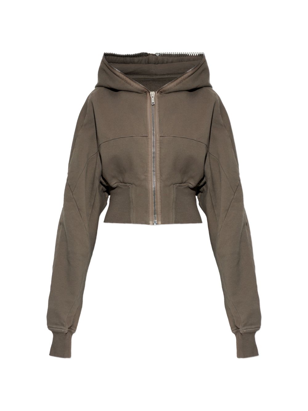 Rick Owens Drkshdw Women Collage Gimp Cotton Hoodie